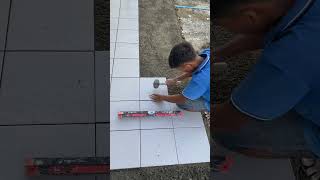 Start Construction How To Install Tiles Ceramic Floor 30X30 amazing tiles capcut ceramic shorts [upl. by Natanoy372]