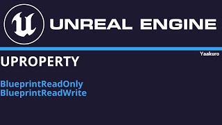 UE4 and C UPROPERTY BlueprintReadOnly BlueprintReadWrite [upl. by Danette]