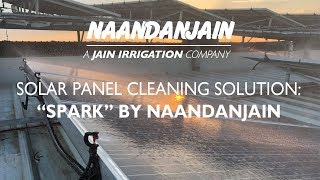 SOLAR PANEL CLEANING SOLUTION  “SPARK” BY NAANDANJAIN [upl. by Barnes]