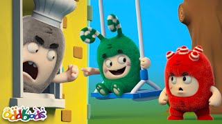 ODDBODS  Baby Oddbods on a Swing  Oddbods Full Episode Compilation  Funny Cartoons for Kids [upl. by Sorrows178]