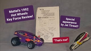 Mattels 1992 Hot Wheels Key Force Cutthroat Review  BONUS 2nd Look at Jet Threat [upl. by Range793]