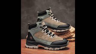 Mens Breathable Anti Slip Wearresistant Hiking Boots Outdoor Leisure Hiking Shoes [upl. by Kreg673]