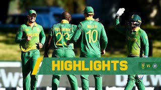 Proteas vs India  1st BetWay ODI Highlights  Boland Park  19 January [upl. by Vanthe]