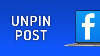 How to Unpin Post from Your Profile in Facebook on PC [upl. by Callan]