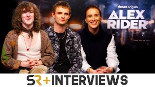 Alex Rider Stars Otto Farrant Brenock OConnor amp Vicky McClure Look Back At The Series [upl. by Faunie]