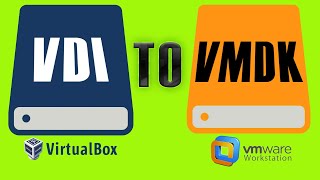 Convert a VirtualBox VDI Disk File to a VMware Workstation VDMK File to Be Used for a VMware VM [upl. by Annhej]