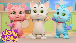 Three little kittens Peanut butter amp Jelly  More  Jolly Jolly Shorts  Childrens songs [upl. by Lamberto]