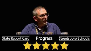 Superintendent Mike Daulbaugh discusses Streetsboros 2023 ODE District Report Card Rating [upl. by Moncear]