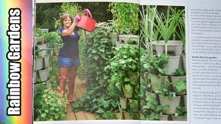 Whats Growing in April Vertical Container Garden amp Square Foot Garden Tour [upl. by Peppi]