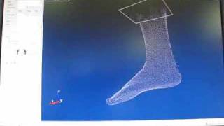 3D foot scanner EasyFootScan Foot scaning [upl. by Holder]