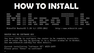 Tutorial 4 Easy Step How to Install Mikrotik V520 in VMware [upl. by Viehmann795]