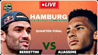 🎾BERRETTINI vs AUGER ALIASSIME  ATP Gstaad Open 2024  LIVE Tennis PlaybyPlay Stream [upl. by Nauh613]