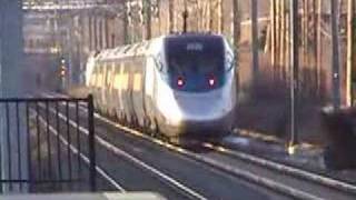 Amtrak Acela Express amp MBTA Commuters  Rte 128 Station MA [upl. by Natalie]