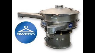 Used 40quot Sweco Round Vibratory Separator Screener Sifter Single Deck ZS40SSC [upl. by Tocs]