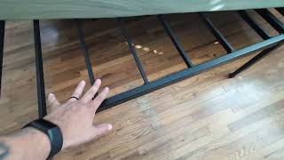 DERYONI 14 inch Queen Size Bed Frame No Box Spring Needed Review [upl. by Avot]