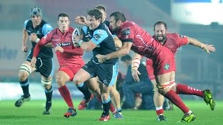 Scarlets v Glasgow Warriors Highlights – GUINNESS PRO12 201415 [upl. by Alaik]