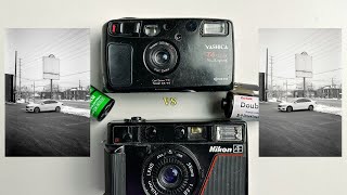 Yashica T4 vs Nikon L35AF  Which Camera Takes Better Pictures [upl. by Ahsial]