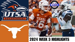 2 Texas vs UTSA Arch Manning 5 Touchdowns  Full Game Highlights  2024 College Football [upl. by Nuzzi]