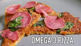 Zero Carb Omega 3 Pizza  Keto Savage Kitchen [upl. by Ehman]