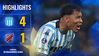 RACING vs ATHLETICO PR  HIGHLIGHTS  CONMEBOL SUDAMERICANA 2024 [upl. by Zap931]