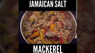 Jamaican Salt Mackerel recipe [upl. by Menides186]