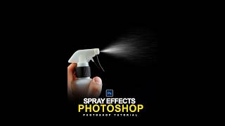 Quick Way Realistic Spray Effect in Photoshop  Photoshop shorts Video [upl. by Consuela596]