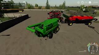 Welker farms harvesting part 1 fs19 [upl. by Joanna101]