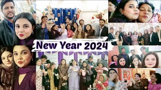 Happy New Year 2024 ✨ Last Vlog Of 2023  1st Vlog Of 2024  24 Times New Year Wish Krna Hai 😜😆 [upl. by Persons]