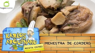 Karlos Arguiñano Receta de Menestra de cordero [upl. by Hareehahs885]