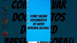 Como Salvar Documentos no Word 2019 office windows [upl. by Leonteen39]