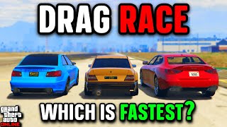 Benefactor Vorschlaghammer VS Benefactor Schafter V12 VS Lampadati Cinquemila Drag Race [upl. by Mendez947]