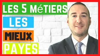 LES 5 METIERS LES MIEUX PAYES APRES UNE ECOLE DE COMMERCE ✅ [upl. by Sakram]