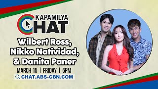 Wilbert Ross Danita Paner amp Nikko Natividad  Kapamilya Chat [upl. by Annais]