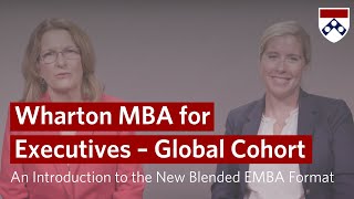 Wharton MBA Program for Executives – New Global Cohort Admissions Information Session [upl. by Gallager]