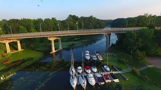 Olcott Harbor  Olcott NY  Drone  8212017 [upl. by Lyreb]