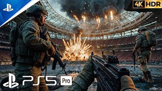 PS5 PRO Stadium Under Attack Infiltration  Realistic Ultra Graphics Gameplay  Call of Duty [upl. by Eenat]