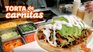 RIQUÍSIMA TORTA DE CARNITAS  TORTAS MEXICANAS  Stand Up Tacos [upl. by Dalpe331]