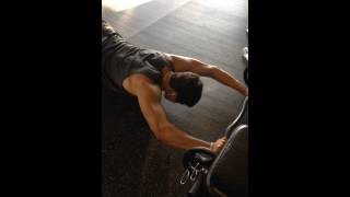 Barbell Ab Rollout Exercise EZ Curl Bar [upl. by Rajewski]