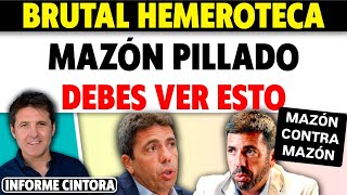 GRAN PILLADA A MAZÓN ATRAPADO POR SU PASADO DANA Y HEMEROTECA Y DENUNCIAS A ERREJÓN Y NACHO CANO [upl. by Behn]