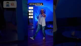 Not my problem  Dancechallenge 🔥 foryou dance tutorial [upl. by Wini]