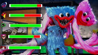 SFM FNaF Top 5 FNAF vs Poppy Playtime WITH Healthbars 5 [upl. by Losyram]