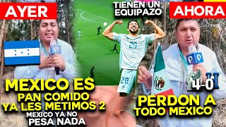 ¡TRES DORITOS DESPUÉS MÉXICO HUMILLA 40 A HONDURAS Y LA PRENSA CATRACHA EN LLANTO NO SUPERAN [upl. by Moyra]