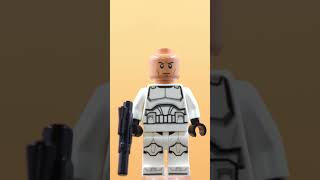 LEGO Star Wars  Clone Trooper Phase 1  Nougat Head Minifigure shorts [upl. by Ydderf168]