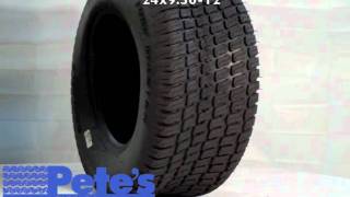 Carlisle Turf Master Lawn Tractor Tire 24x95012 [upl. by Almeida260]