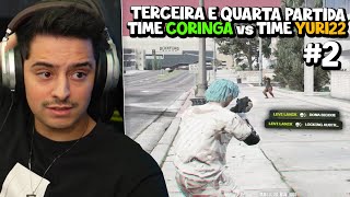 TERCEIRA E QUARTA PARTIDA 10X10 TIME DO CORINGA vs TIME DO YURI2 [upl. by Hallam]