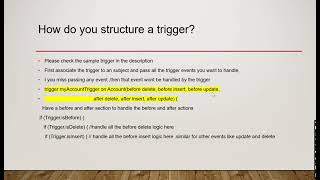 Salesforce developer interview questions part 23 Trigger context availability matrix  newmap [upl. by Leihcar]