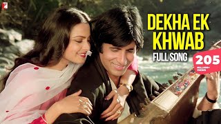 Dekha Ek Khwab Song Silsila  Amitabh Bachchan Rekha  Kishore Kumar Lata Mangeshkar ShivHari [upl. by Frohne380]