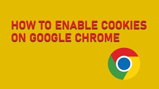 How to Enable Cookies on Google Chrome  Fixed [upl. by Hnoj]