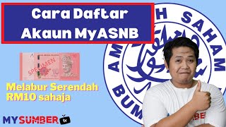 Cara Buka Akaun ASB Online amp Buat Pelaburan Online Melalui Aplikasi MyASNB Melabur Serendah RM10 Je [upl. by Giorgia]