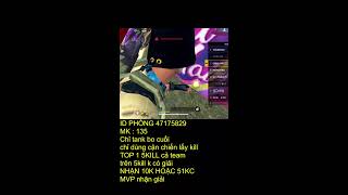 AO LÀNG FREE FIRE TRỰC TIẾP HÔM NAY TOP 1 LÀ CÓ GIẢI [upl. by Annal]